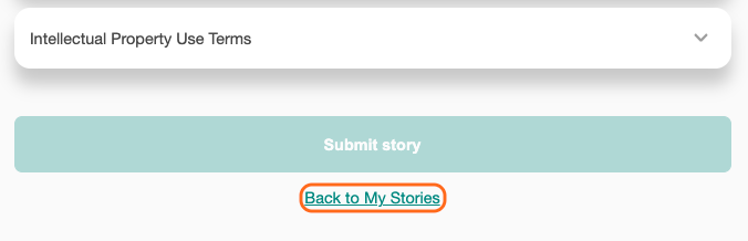 A screenshot of Back to My Stories button.